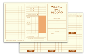 DF220 Weekly Time Record - Time Record