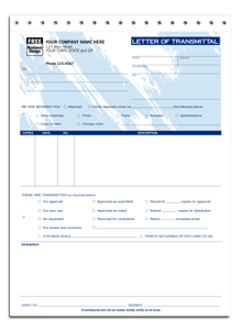 DF239T Letter of Transmittal, unlined