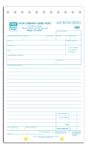 DF258 Work Order - Snap-A-Part, Carbon-Interleaf