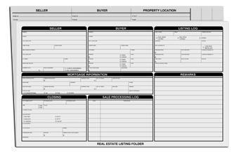 DF276 Legal Size Real Estate Listing Folder