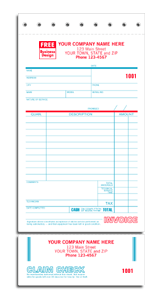 DF305 Service Order with Claim Check - Detached with Carbons