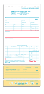 DF313 Technical Service Order - Detached with Carbons