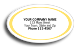 DF323 Paper Address Label with Gold Foil