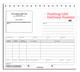 Snap-A-Part DF5005 Packing List with Label - Carbon