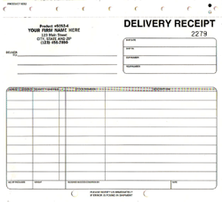 DF5052 Delivery Receipt - Detached Carbonless