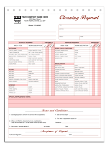 DF5521 Cleaning Proposal - Detached Carbonless