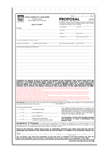 DF5550 Proposal/Acceptance - California State Version