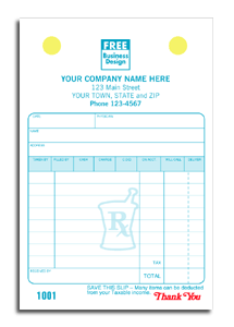 DF606 Pharmacy Regiter Form - Carbonless