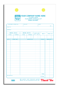 DF611 Auto Supply Register Form - Carbonless