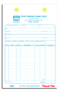 DF612 Building Supply Register Form - Carbonless