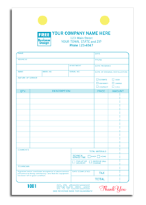 DF631 Service Order Register Form - Carbonless