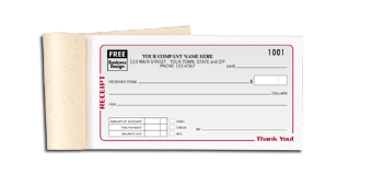 DF691 Pocket Size Receipt Book - Carbonless