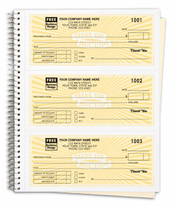 DF693 Receipt Book - Carbonless