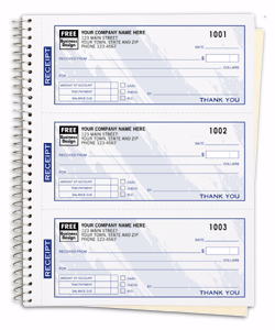 DF693T Receipt Book - Carbonless