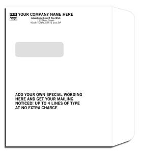 DF747 Booklet Window Envelope