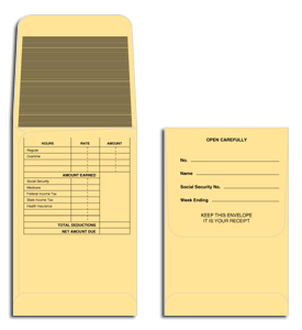 DF750 Payroll Envelope