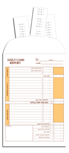 DF757 Daily Cash Report Envelope