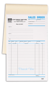 DF82 Sales Order Book - Detached Carbonless