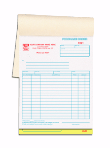 DF88 Purchase Order Book - Detached With Carbons