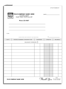 DF98 Statement/Ledger Statement - Detached Carbonless