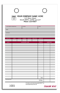 DFSP126 Register Form - Carbonless