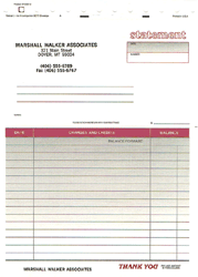 DFSP285 Statement with Lines - Detached with Carbons