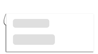 DFW775  Double Window Inside Tint Envelope