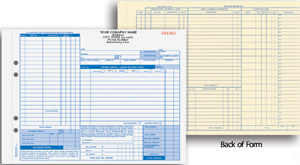 ARO656 Auto Repair Order Form - Carbon