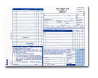 ARO659 Auto Repair Order Form, Snap-A-Part - Carbon