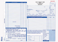 AROCC624 Auto Repair Order Form, Snap-A-Part - Carbonless