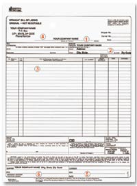 BLCC604 Bill of Lading - Carbonless, Snap-A-Part