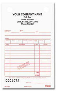 CM235 Credit Memo, Register Form - Carbonless