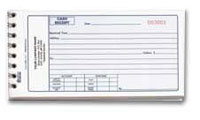 CRB110 Receipts, Wire-O-Book - Carbonless