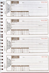 CRB114 Receipts, Wire-O-Book - Carbonless