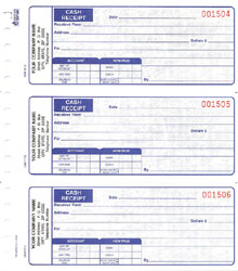 CRB117 Receipts, Wire-O-Book - Carbonless