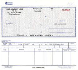 DCCC615 Dual Purpose Combination Security Voucher Check - Carbonless, Snap-A-Part