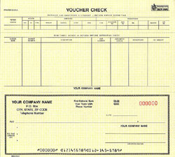 DCG613 Dual Purpose Combination Security Voucher Check - Carbon, Snap-A-Part