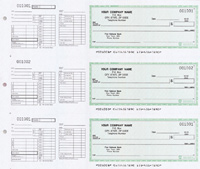 DFC138 Payroll Checks, 3-On-A-Page