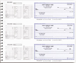 Wire-O-Book DFC148 Payroll Checks