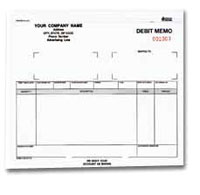 DM577 Debit Memo, Snap-A-Part - Carbonless