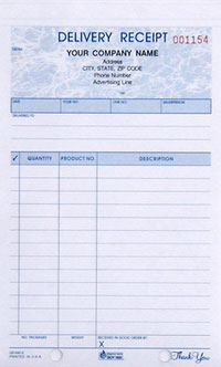 DRCC642 Delivery Receipt - Carbonless