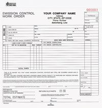 ECO674 Emission Control Work Order, Snap-A-Part - Carbon