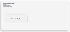 Envelope ENV9914 Single Window # 14 - Imprinted