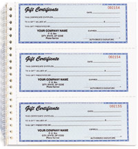 GC790, Gift Certificates