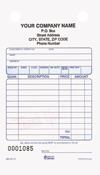 Register Form GS227 General Sales - Carbonless