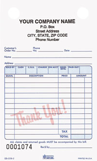 Register Form GS228 General Sales - Carbonless