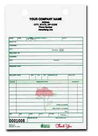 GSF214 Florist Register Form - Carbonless