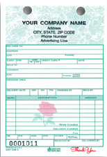 GSF221 Florist Register Form - Carbonless