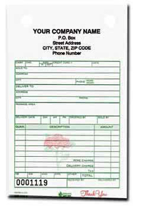 GSF229 Florist Register Form - Carbonless