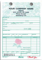 GSF239 Florist Register Form - Carbonless